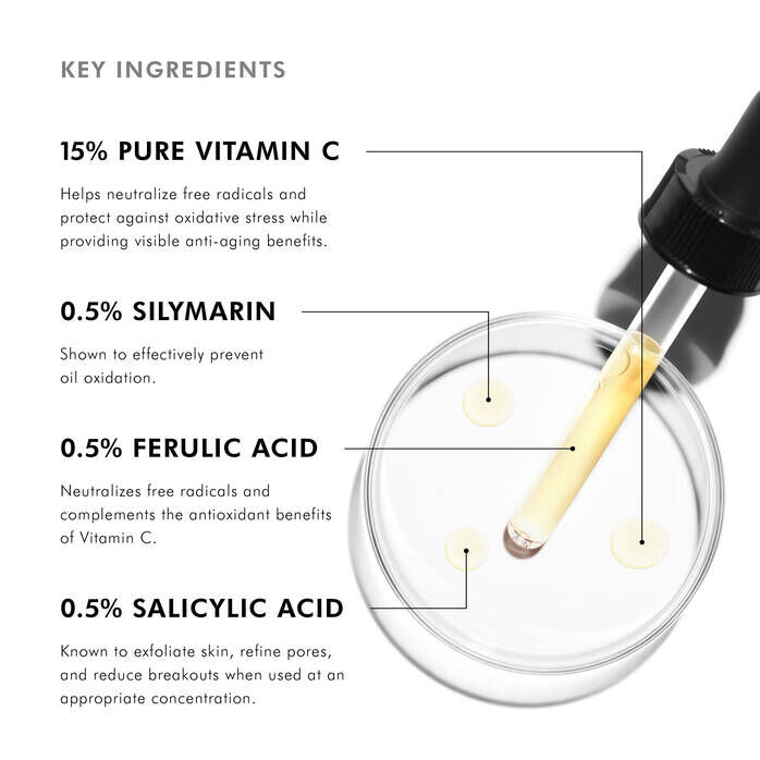 Silymarin CF Vitamin C Serum for Oily Skin
