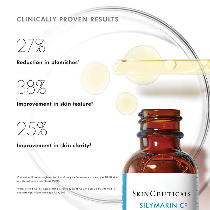Silymarin CF Vitamin C Serum for Oily Skin